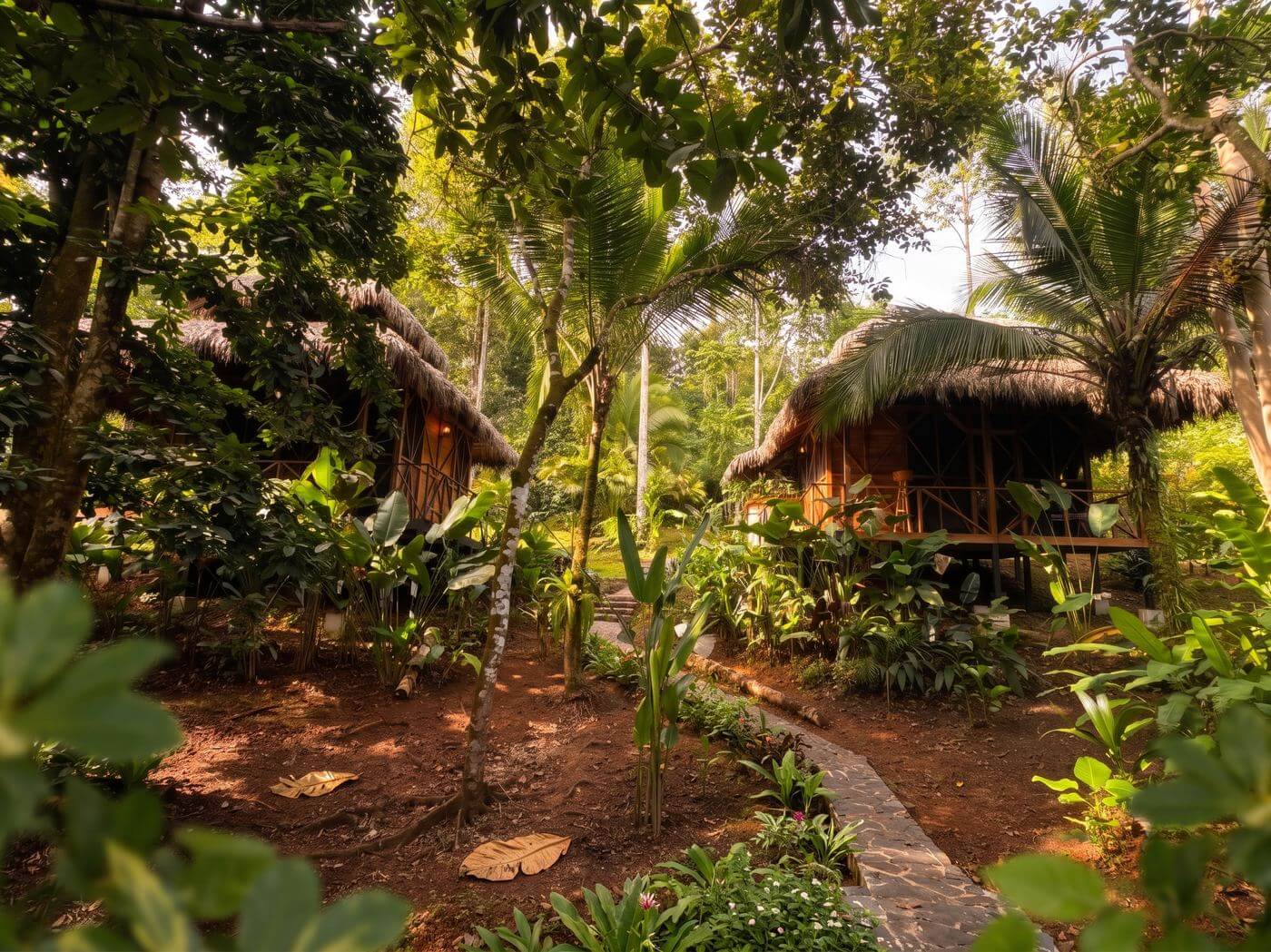 Tierra Santa villa at golden hour